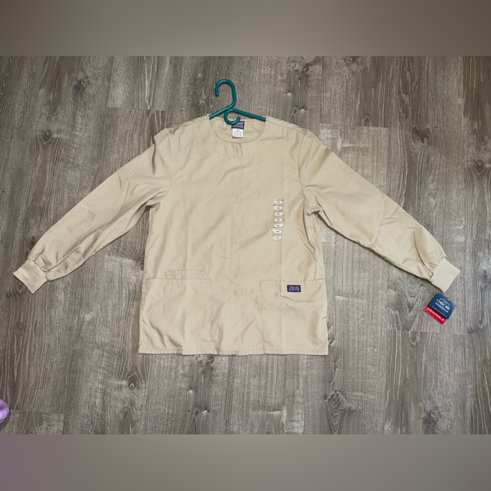 Cherokee Beige Medical Scrub Jacket